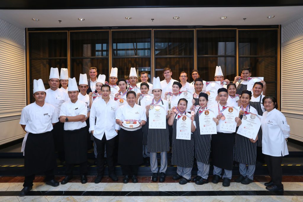 Bangkok Marriott Marquis Queen’s Park rises to the top of hospitality industry with one gold, nine silver and five bronze medals from Thaifex 2019
