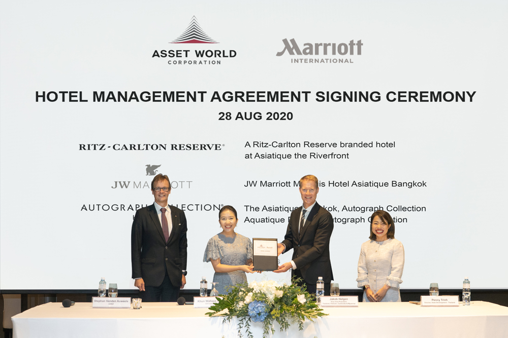Asset World Corporation signs new landmark multi-agreement with Marriott International