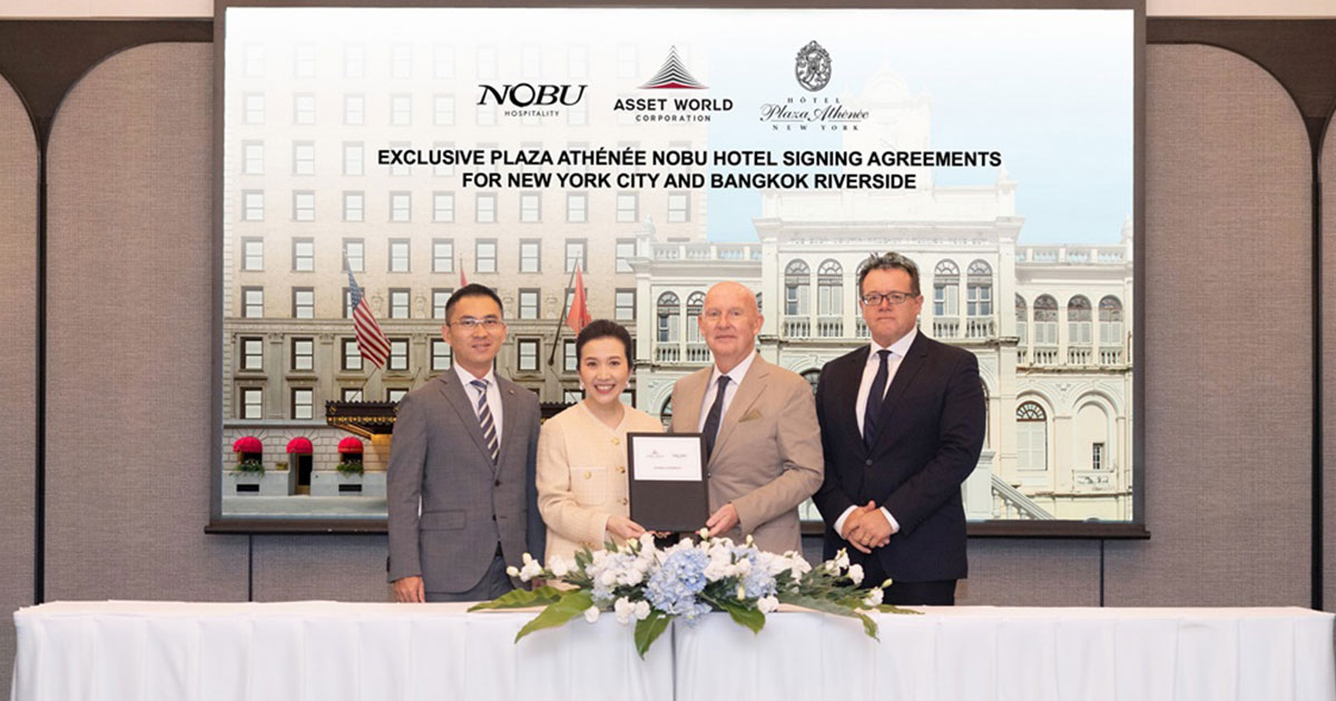 AWC strengthens long-term partnership with world-renowned Nobu Hospitality to launch two iconic Plaza Athénée Hotels  in top global destinations New York and Bangkok, setting a new benchmark for ultra-luxury hospitality