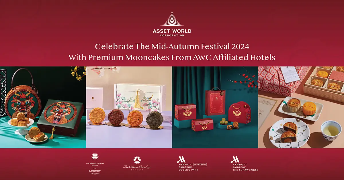Celebrate the Mid-Autumn Festival 2024 with Premium Mooncakes  from AWC affiliated hotels