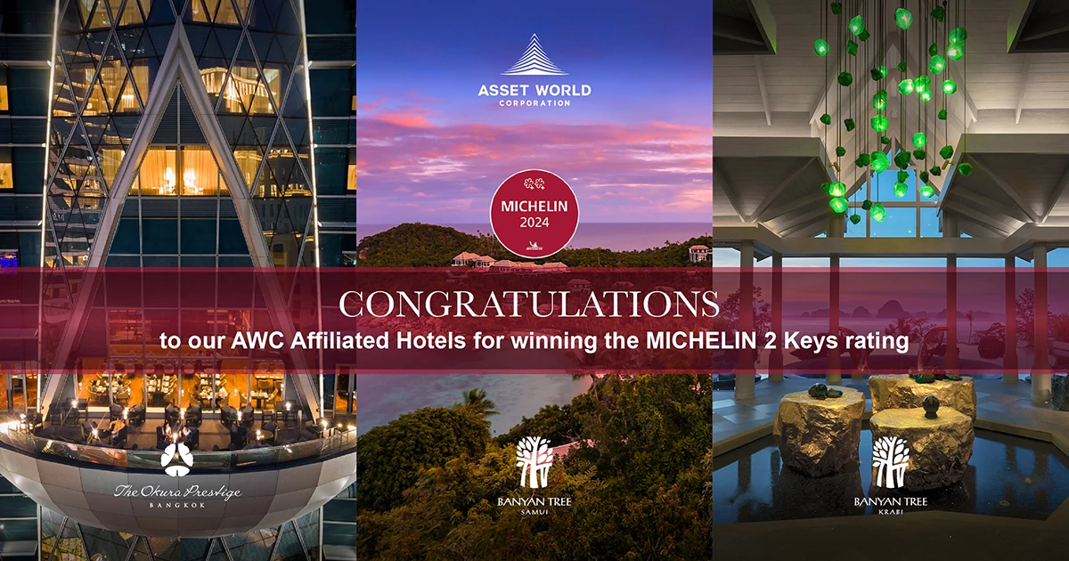 AWC affiliated hotels have been recognized for the MICHELIN Key in 2024