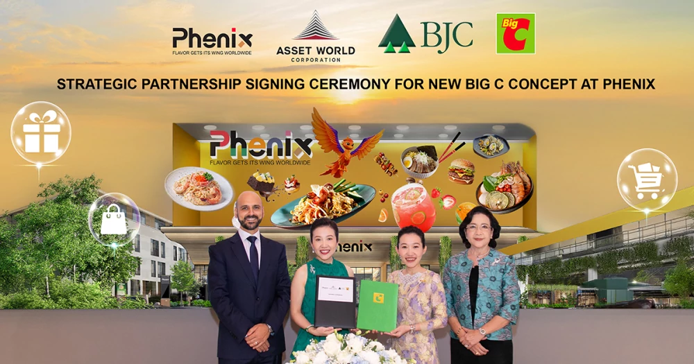 AWC partners with BJC Big C to redefine lifestyle experiences with the new Big C concept store at “Phenix” in Pratunam Innovative model to position Thailand as a global food hub,  opening in Q2 2025