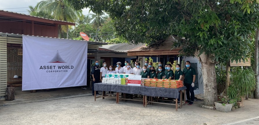 Asset World Foundation for charity answers critical need for Covid-19 support with survival bags to nong thale community in Krabi